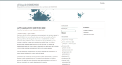 Desktop Screenshot of elblogde.dimensis.com