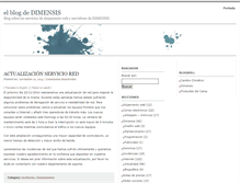 Tablet Screenshot of elblogde.dimensis.com